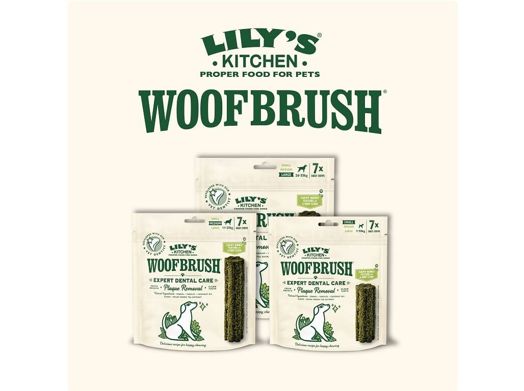 SNACKS DENTAL PARA C&Atilde;O LILY'S KITCHEN WOOFBRUSH M&Eacute;DIO 196G image number 4