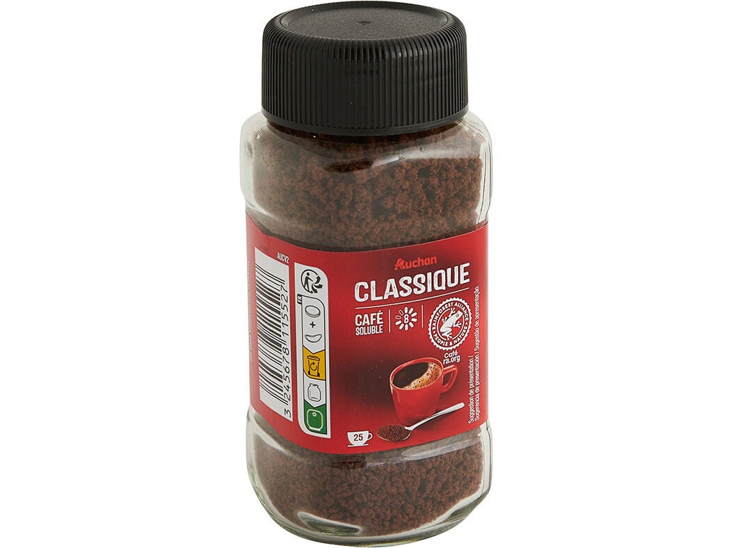 CAF&Eacute; AUCHAN SOL&Uacute;VEL CL&Aacute;SSICO INTENSIDADE 8 50G image number 0