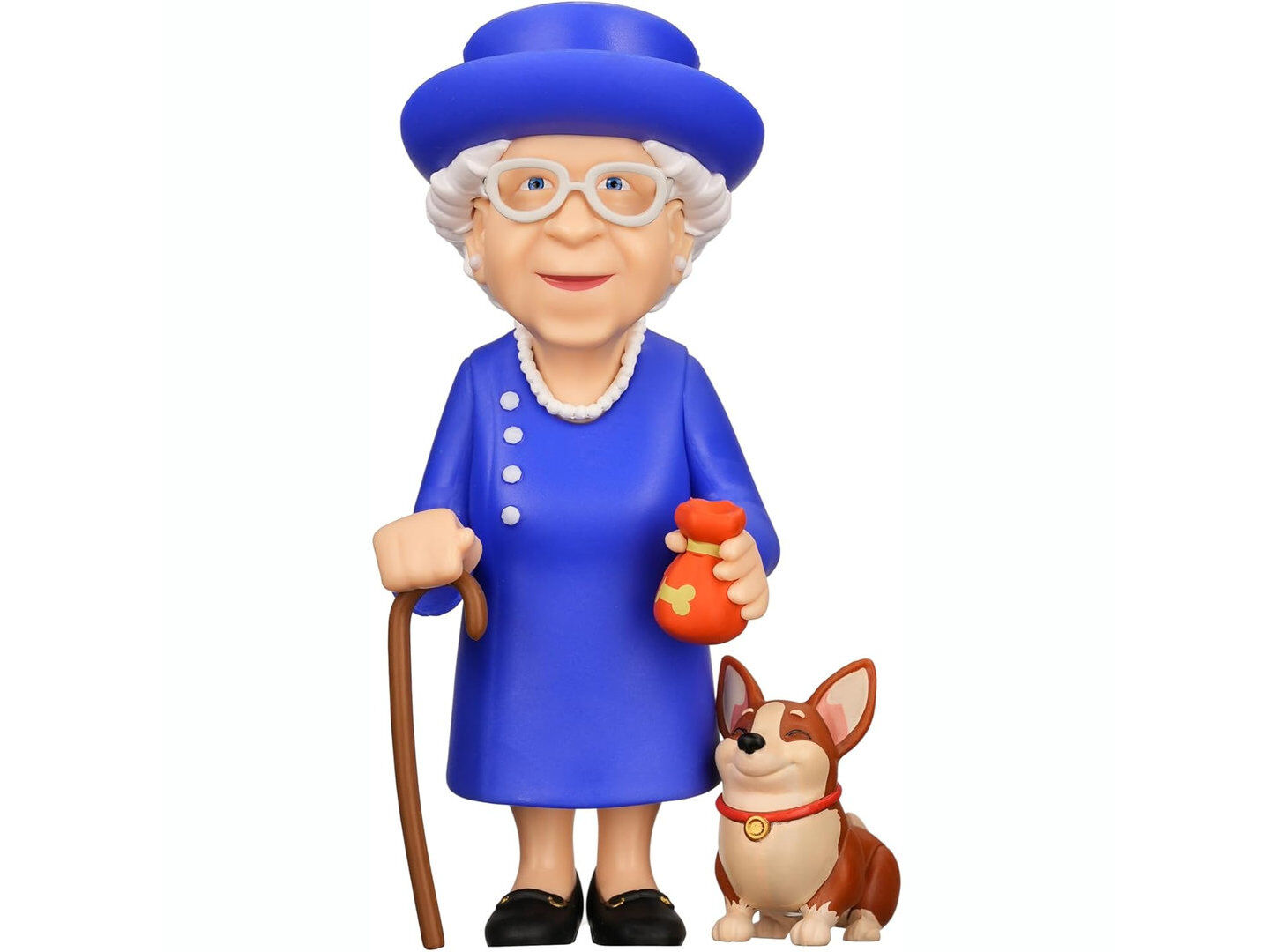 FIGURA MINIX FIG - QUEEN ELIZABETH W/CORGI image number 2