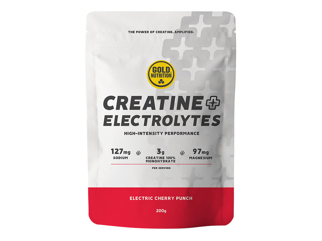 CREATINA + GOLD NUTRITION ELECTROLITOS CEREJA 200 G image number 0