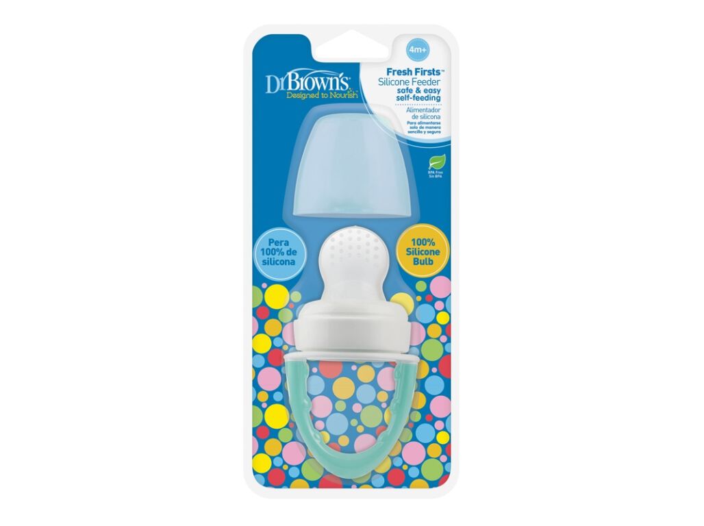 alimentador dr. brown's anti-asfixia verde +4m 1un