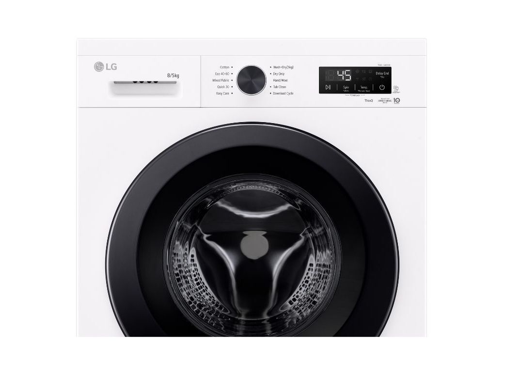 M&Aacute;QUINA DE LAVAR E SECAR ROUPA LG W4X1085NWK 8/5 KG 1400 RPM STEAM WI-FI BRANCA image number 3