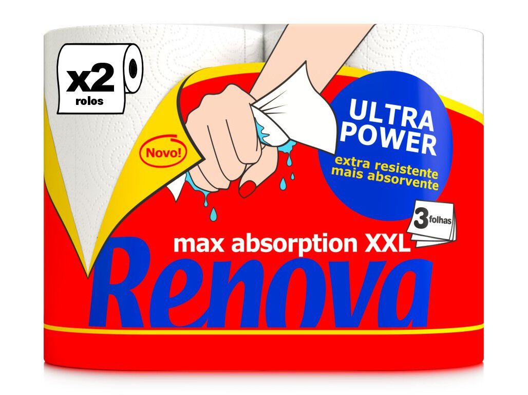 ROLOS COZINHA RENOVA XXL 3 FOLHAS 2R