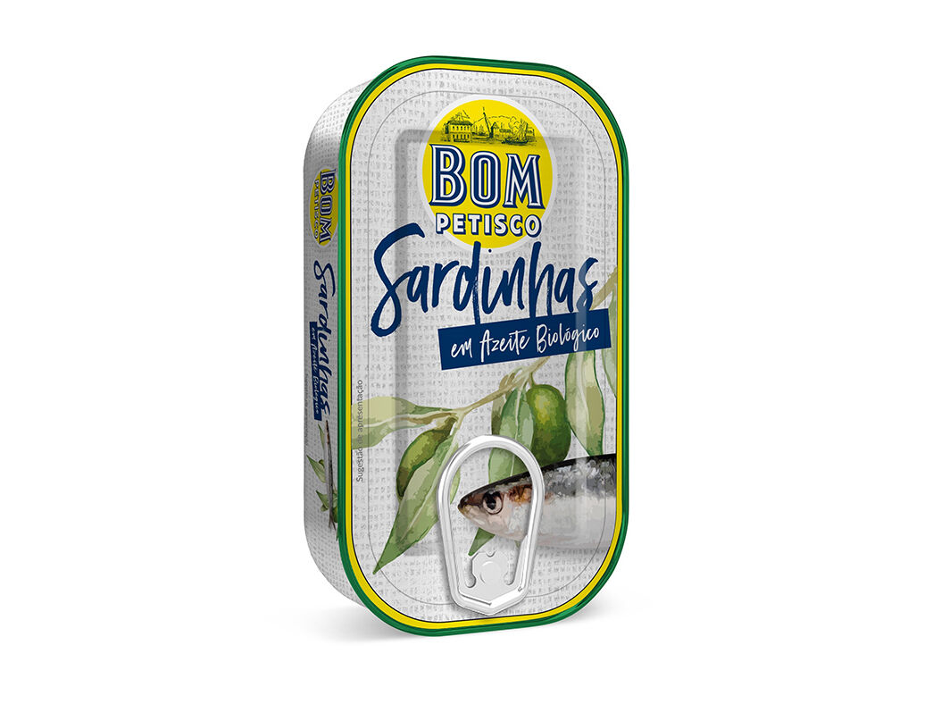 SARDINHA BOM PETISCO EM AZEITE BIO 120G