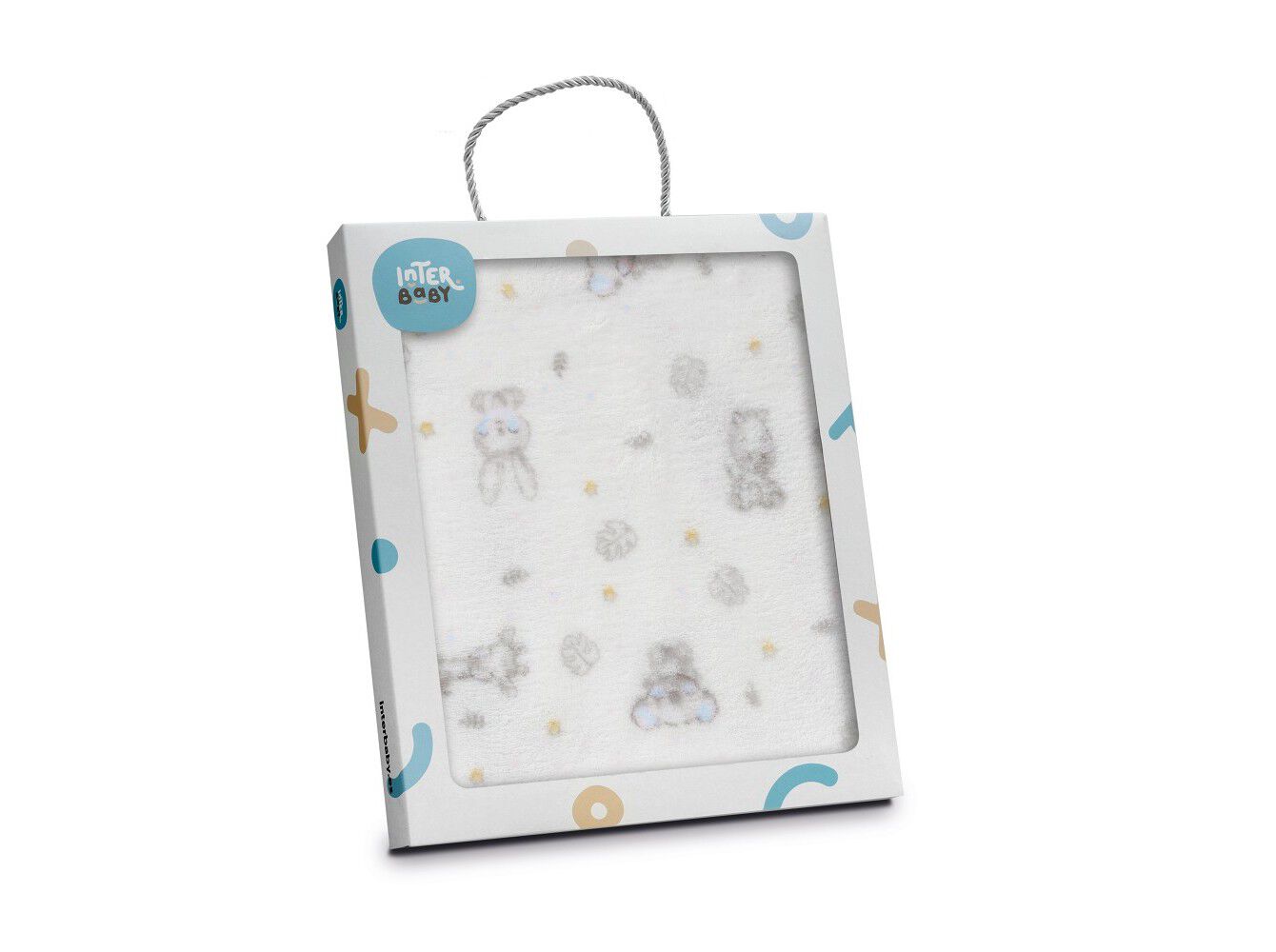 MANTA INTERBABY KOALA AZUL 80X110CM