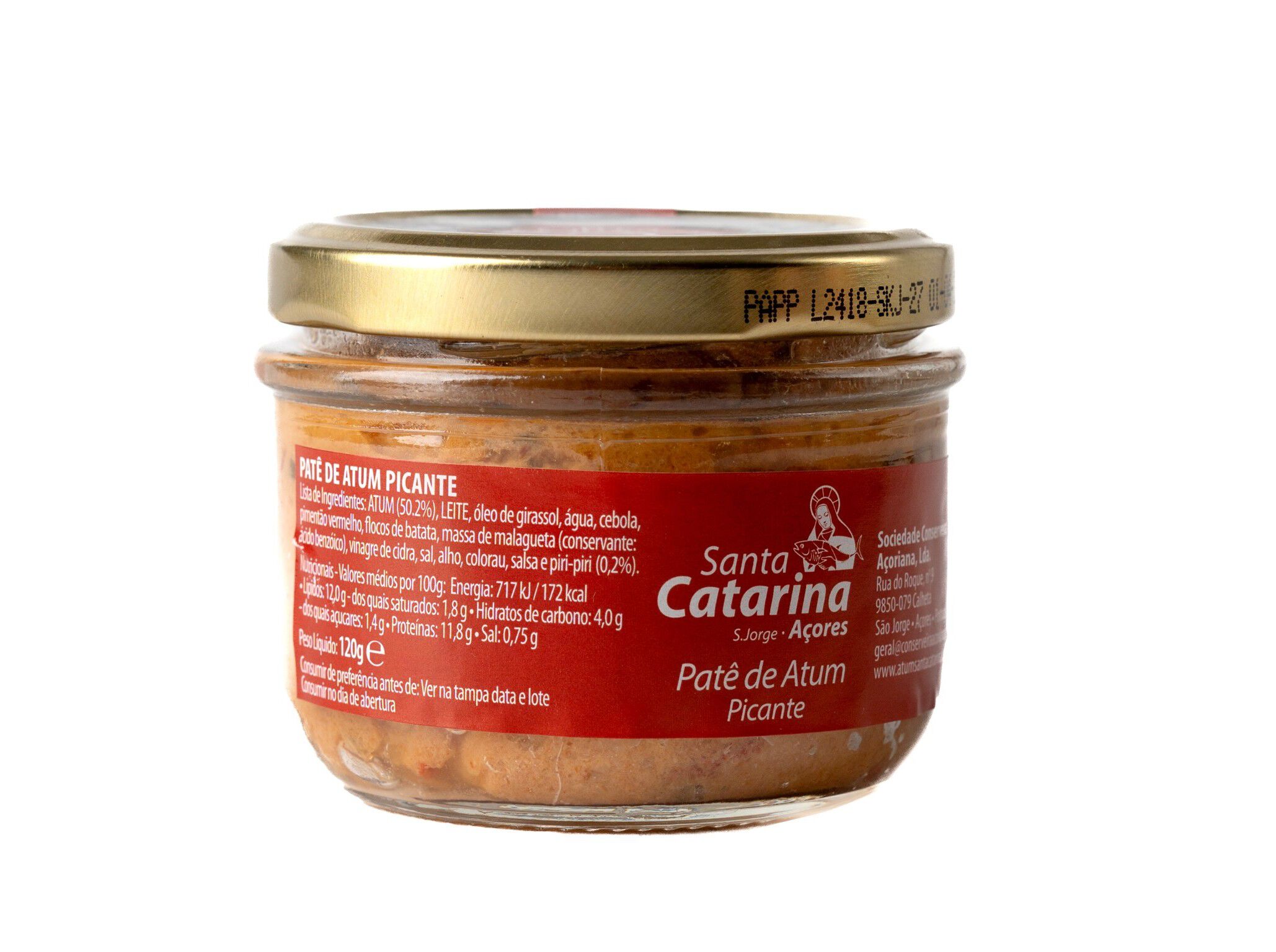PAT&Eacute; ATUMPICANTE SANTA CATARINA 120G image number 1