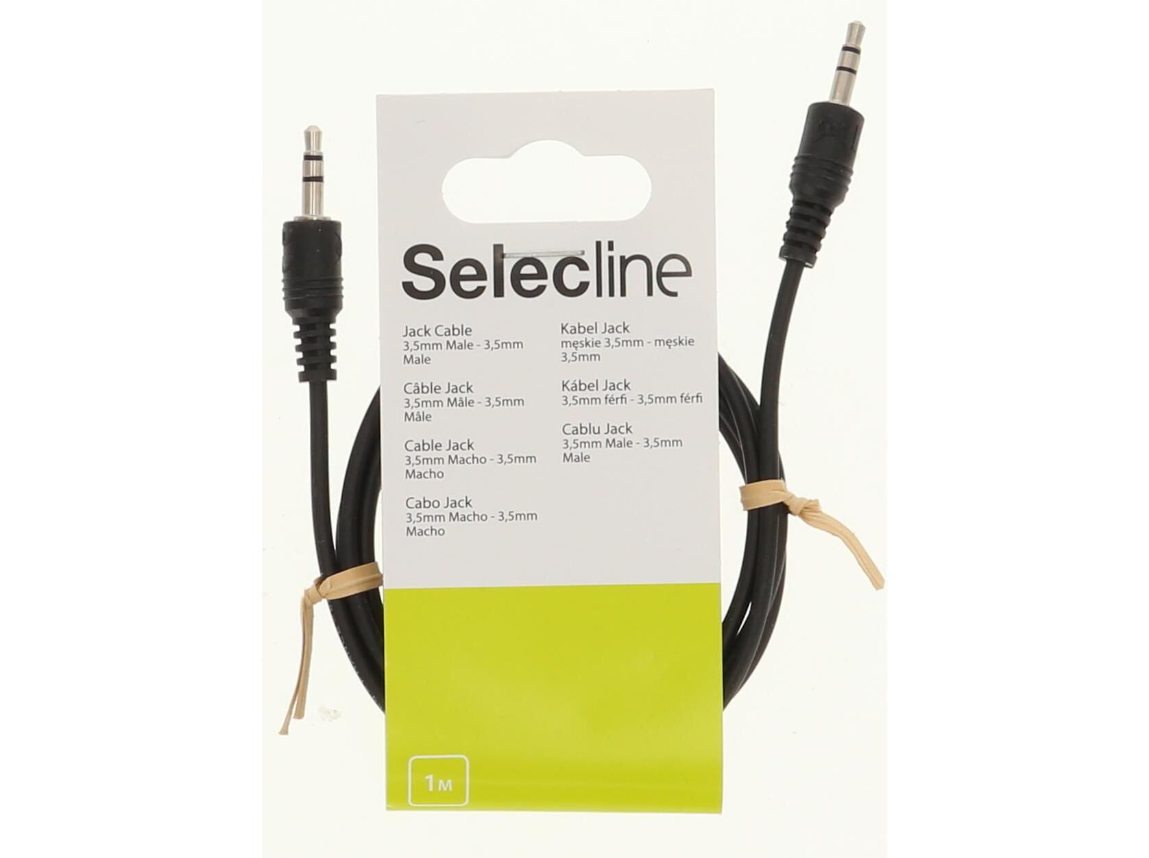 CABO &Aacute;UDIO SELECLINE G4217914 35 STEREO MM PRETO 1M