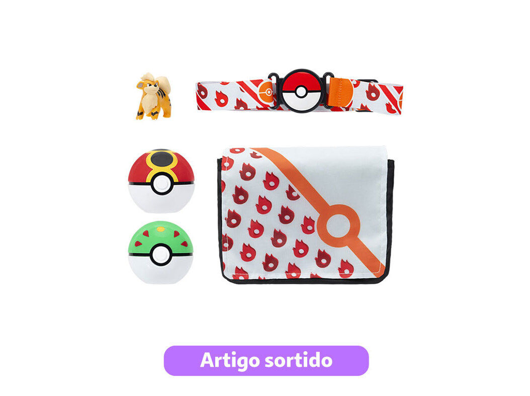 BOLSA E CINTO COMBATE POK&Eacute;MON MODELOS SORTIDOS image number 0