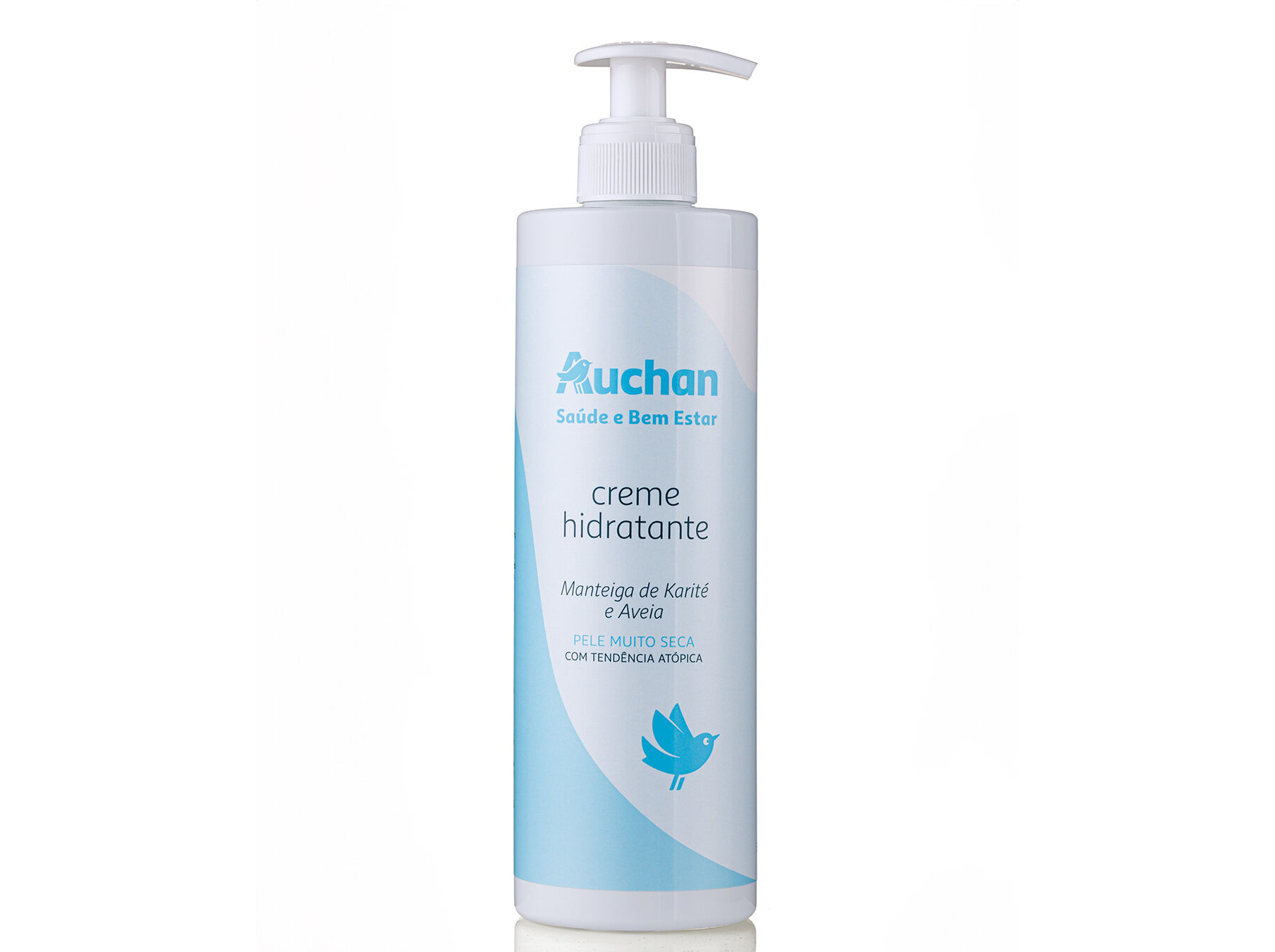 CREMES CORPO AUCHAN SA&Uacute;DE E BEM ESTAR PELE AT&Oacute;PICA 500ML