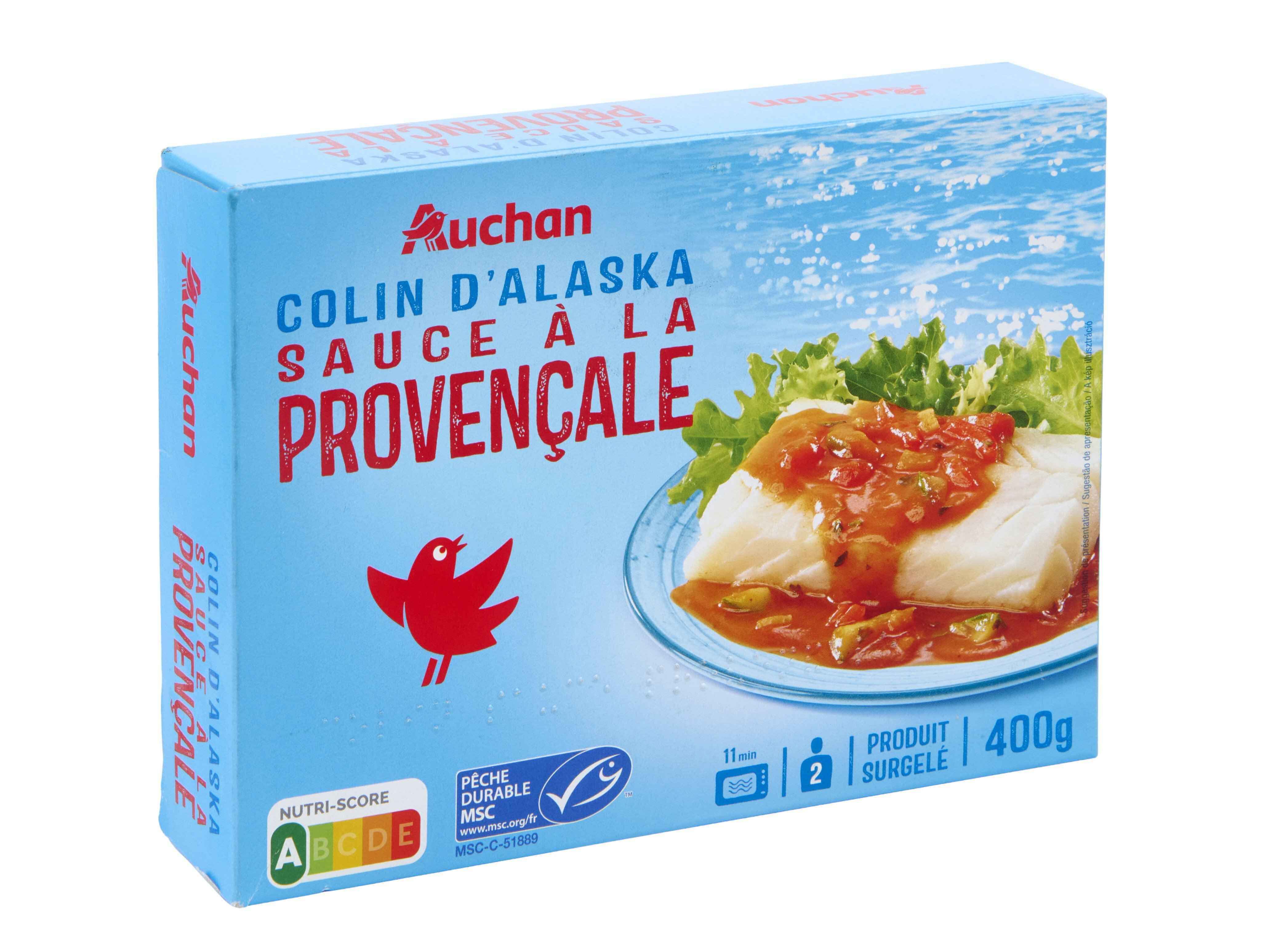 FILETES ESCAMUDO-DO-ALASCA AUCHAN MOLHO PROVEN&Ccedil;ALE 2UN 400G image number 1