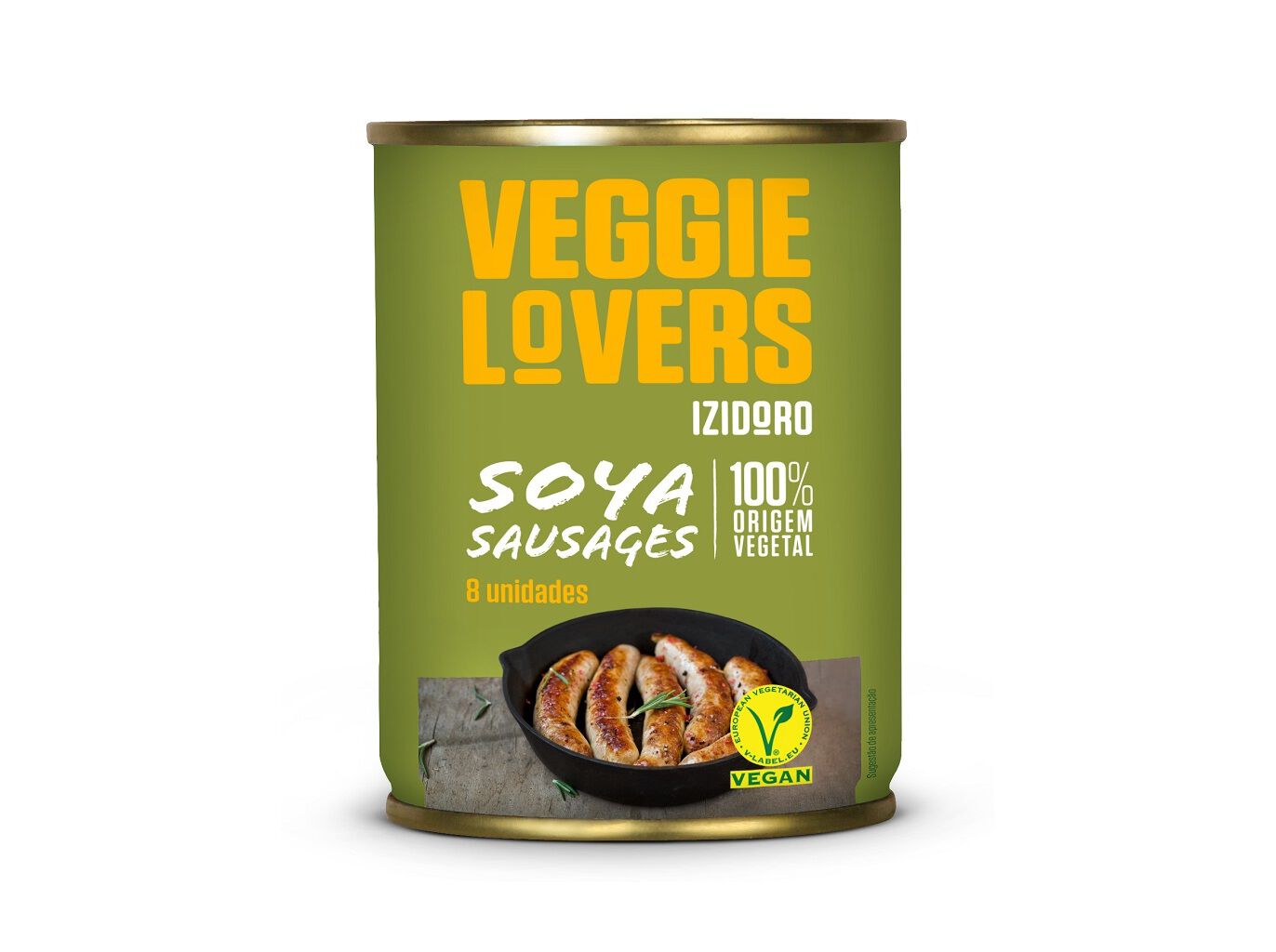 SALSICHAS SOJA IZIDORO LATA 8UN 360(180)G image number 0