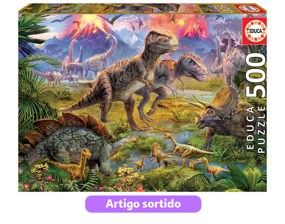 PUZZLES EDUCA 500 PE&Ccedil;AS MODELOS SORTIDOS image number 1