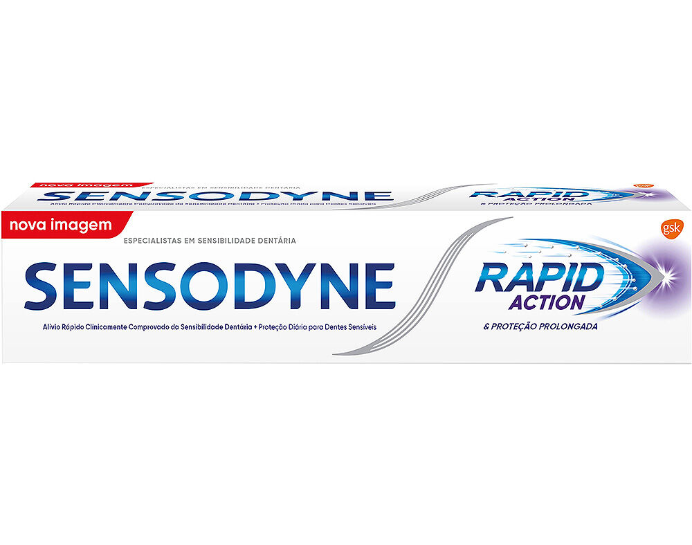 Pasta de Dentes Rapid Action Sensodyne 75ml image number 0