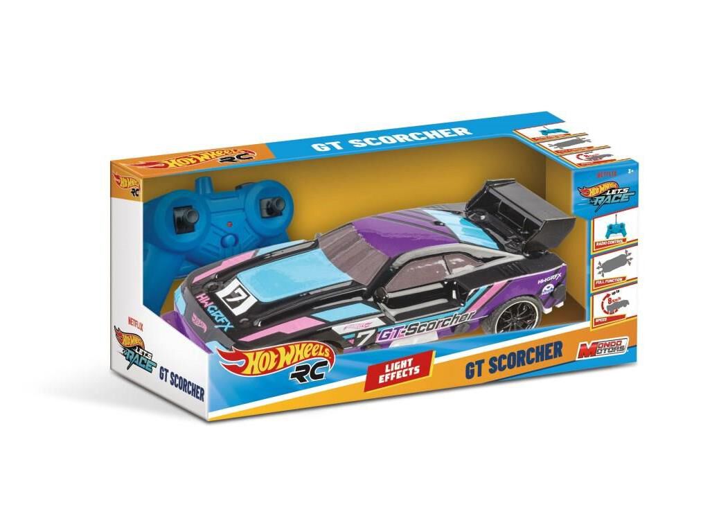 VEI&Iacute;CULOS R/C HOT WHEELS LET'S RACE GT SCOR 1:24 image number 1