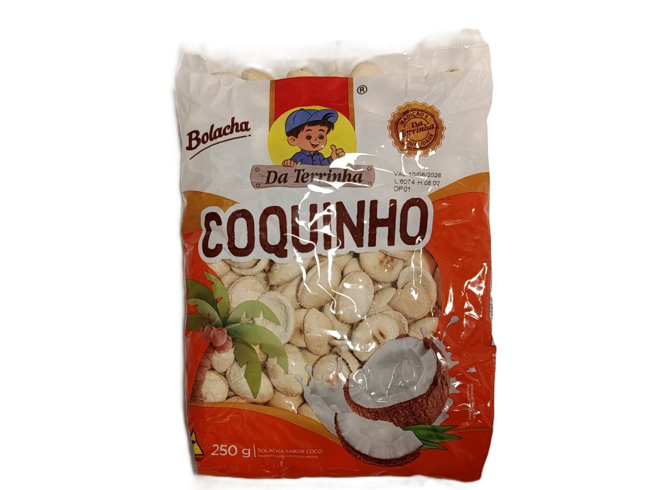 BOLACHAS DA TERRINHA COQUINHO 250G