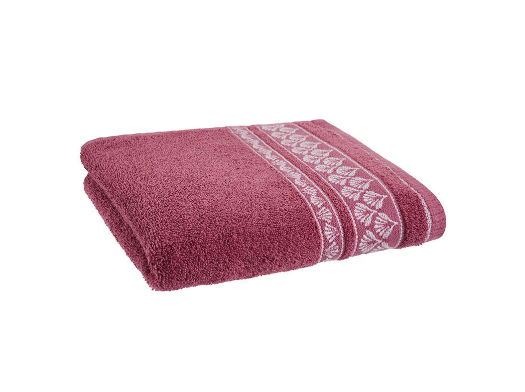 LEN&Ccedil;OL DE BANHO BARRA ACTUEL MALVA 450G 100X150