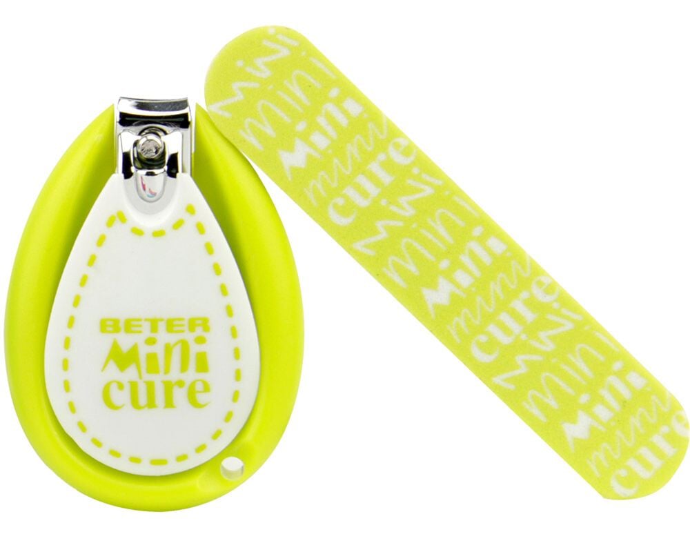 KIT CORTA-UNHAS E LIMA BETER "MINI-CURE" BEB&Eacute;