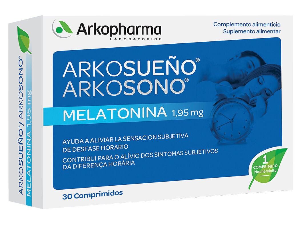 SUPLEMENTO ARKOSONO MELATONINA 1.95MG 30COMP image number 0