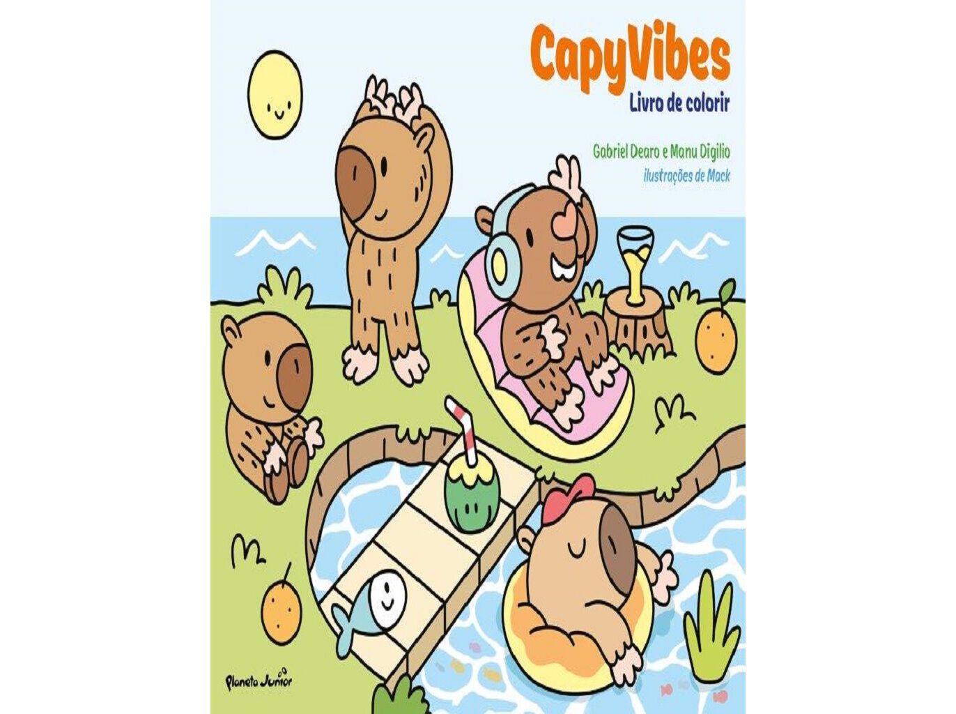 LIVRO CAPYVIBES - LIVRO DE COLORIR image number 0