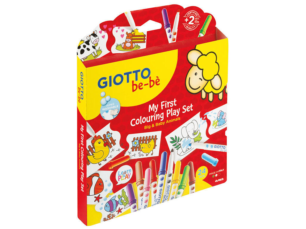 CONJUNTO CRIATIVO GIOTTO BE-B&Eacute; MY FIRST COLOURING PLAY