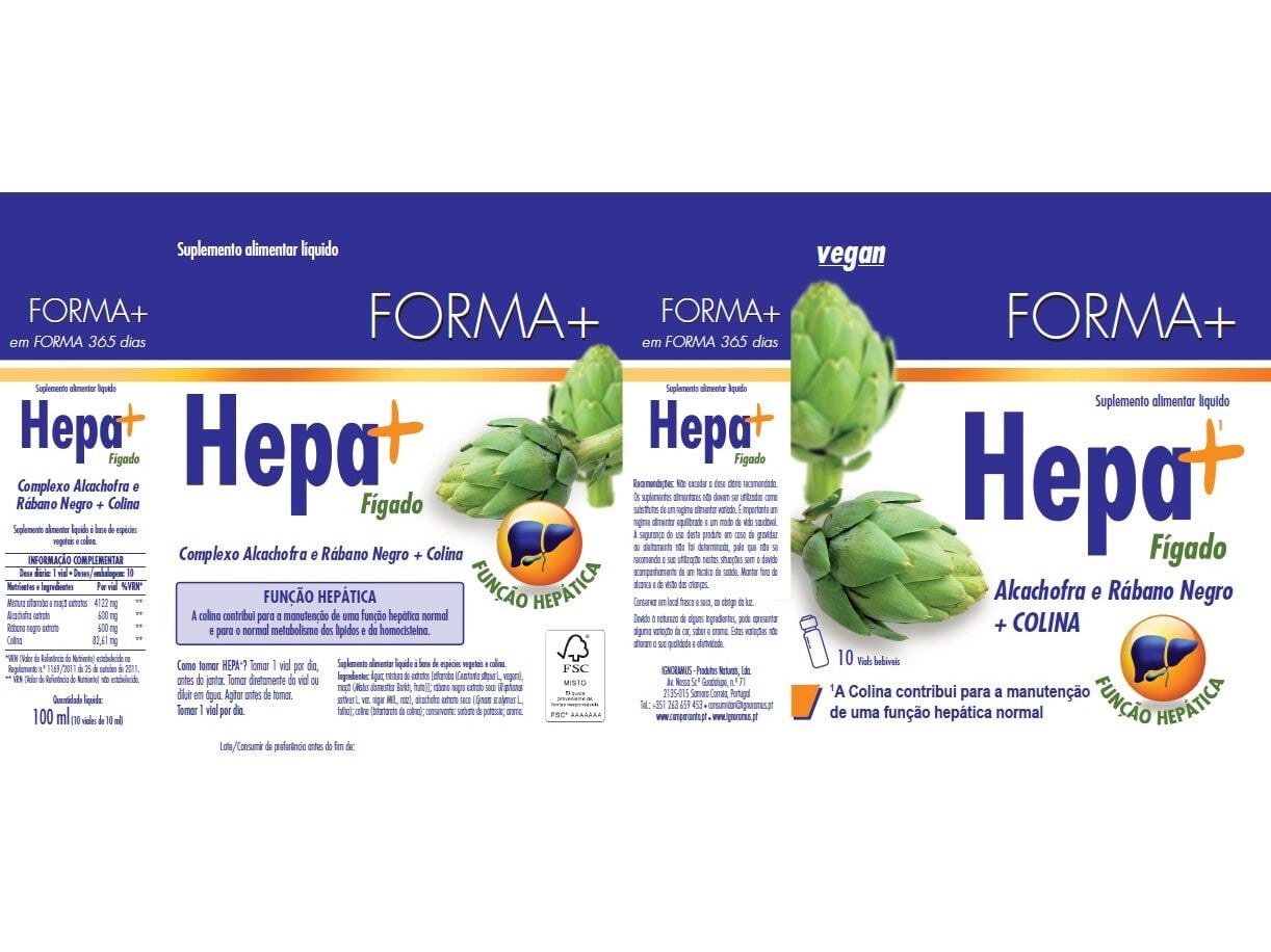 HEPA+ F&Iacute;GADO FORMA+ 10 VIALS image number 1