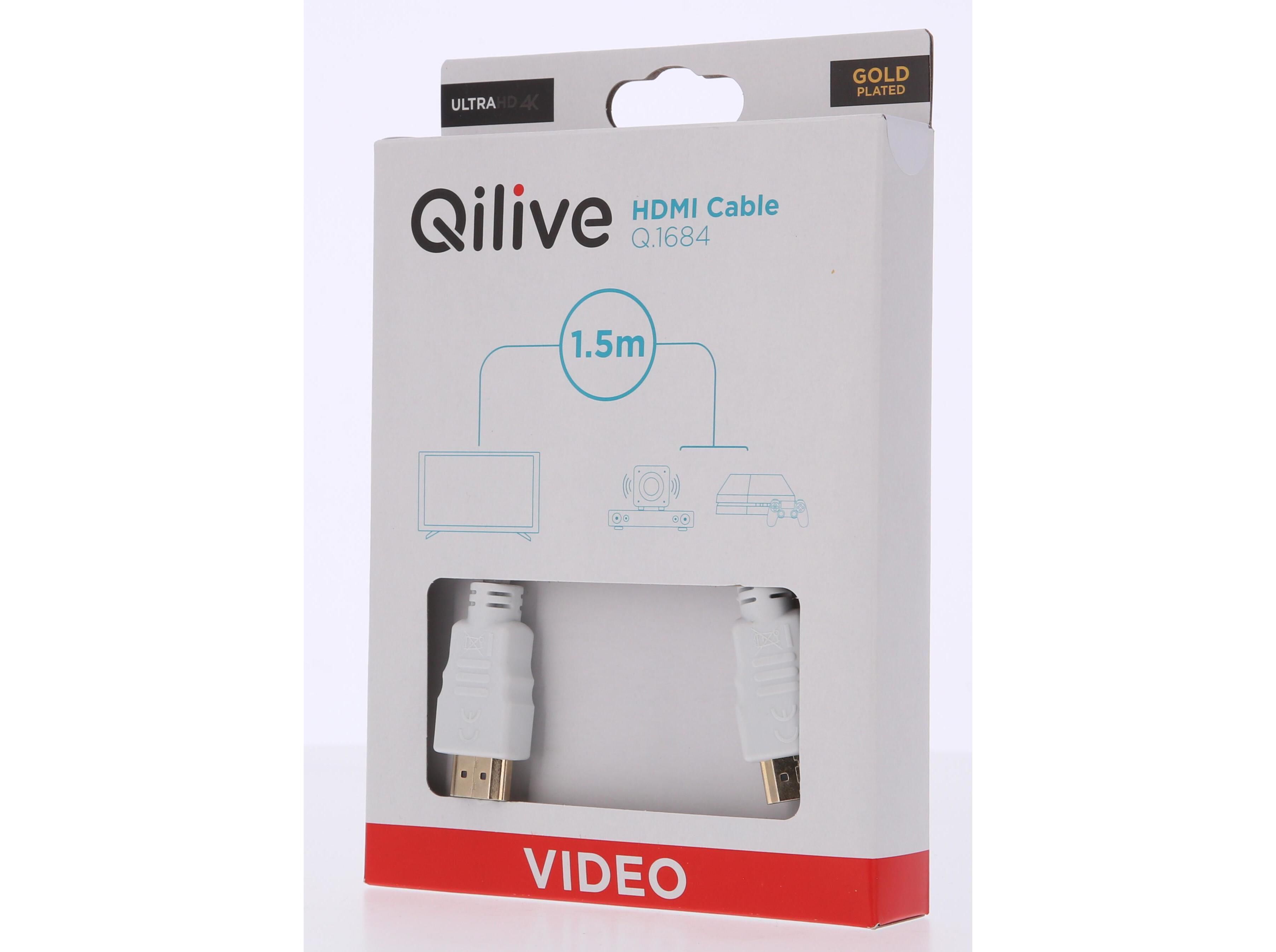 CABO HDMI QILIVE G4217902 4K ETHERNET 1.5 MT image number 1