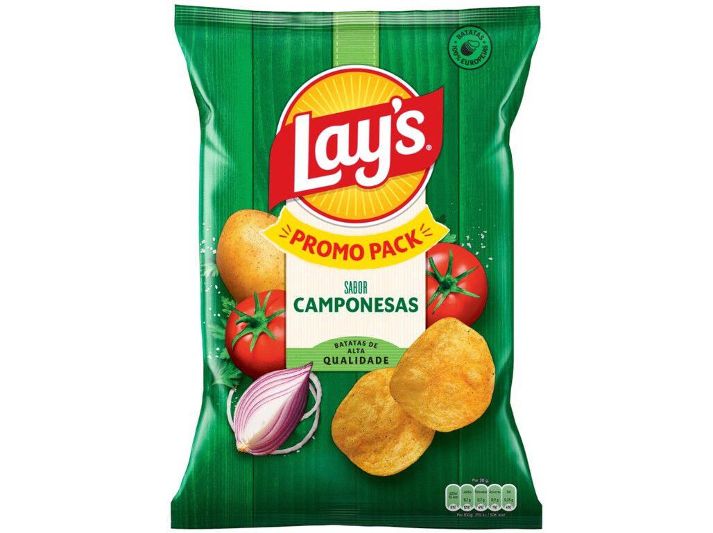 BATATAS FRITAS SABORES LAY'S CAMPONESA 242 G