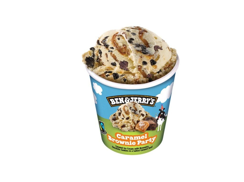 GELADO B&J CARAMEL BROWNIE PARTY 465ML image number 0