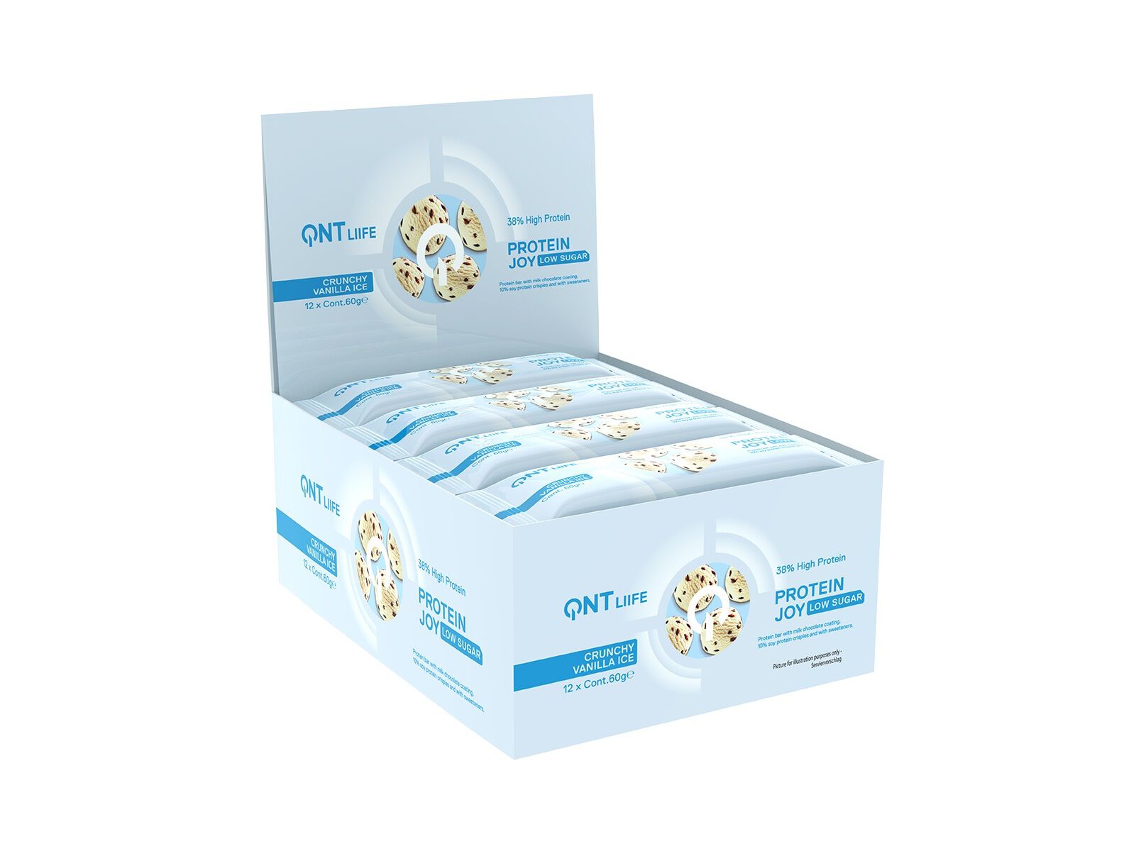 BARRA PROTE&Atilde;NA LOW SUGAR QNT BAUNILHA 60G image number 1