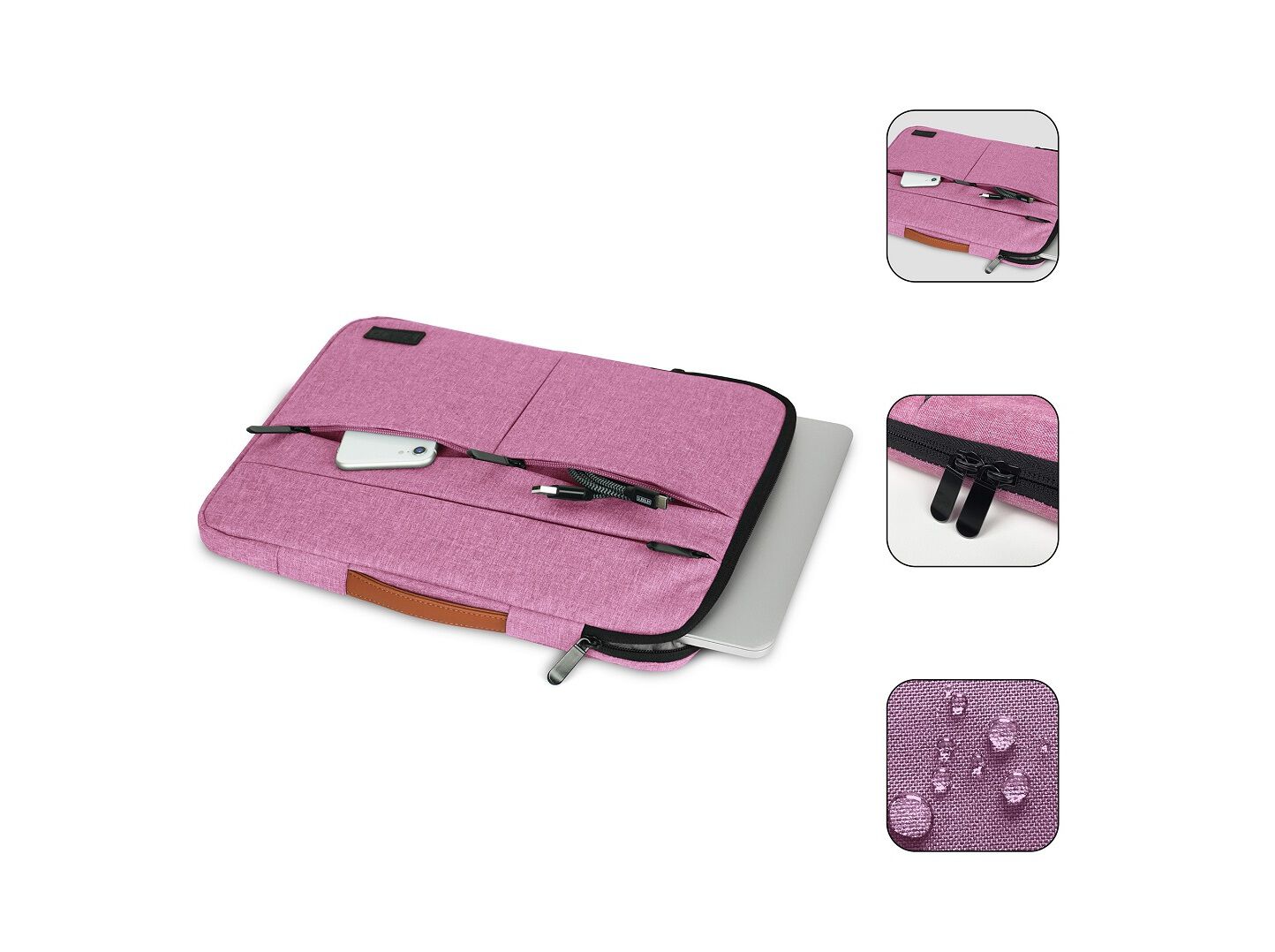 MALA PARA PC SUBBLIM SLEEVE 156" PINK image number 1