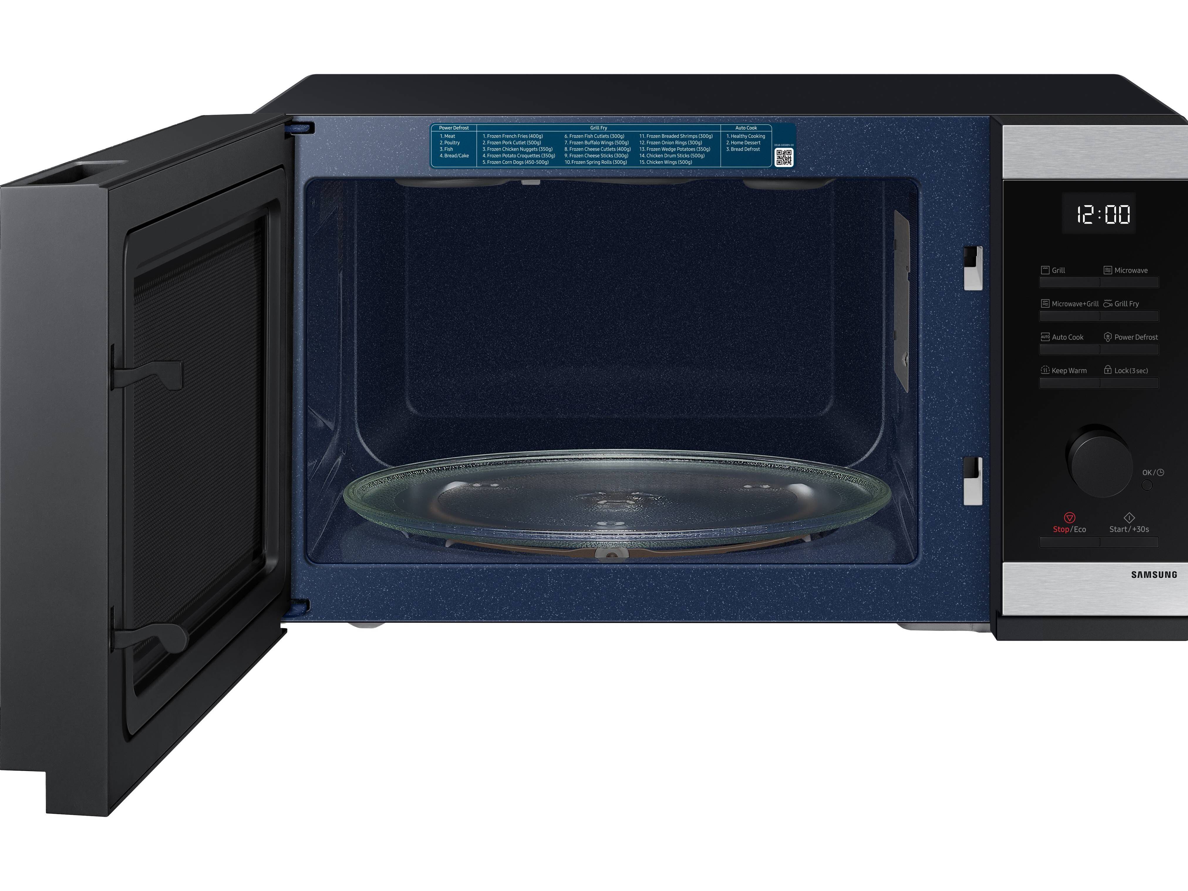 MICRO-ONDAS COM GRILL FRY SAMSUNG MG32DG4524CTE1 PRETO 32L image number 1