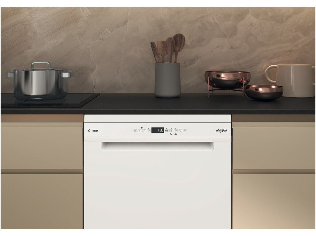 M&Aacute;QUINA DE LAVAR LOI&Ccedil;A WHIRLPOOL W7F HP43 15 TALHERES BRANCO image number 2