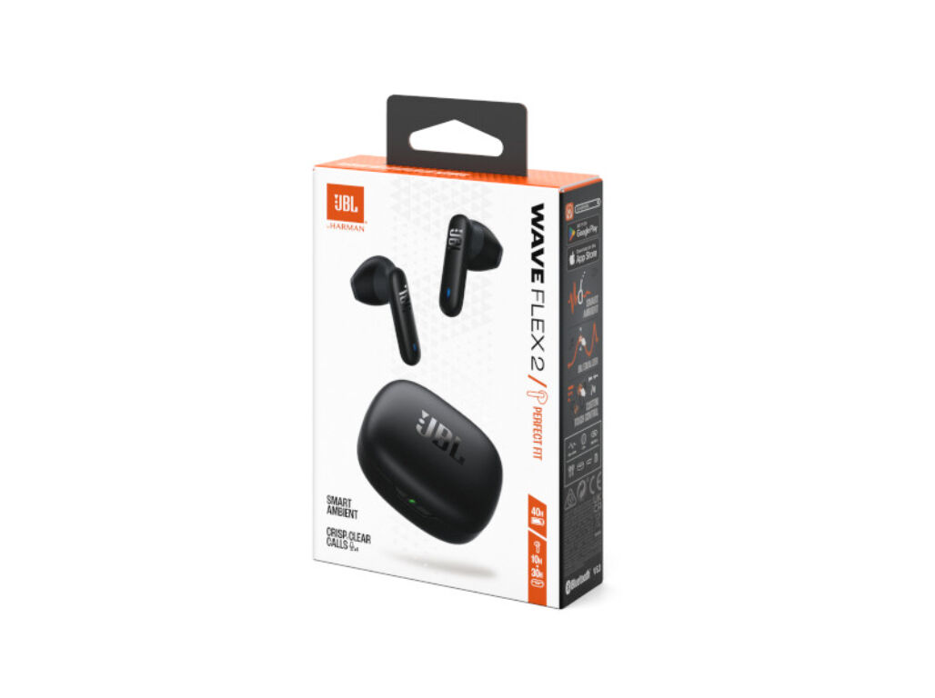 AURICULARES JBL WAVE FLEX 2 PRETO image number 10