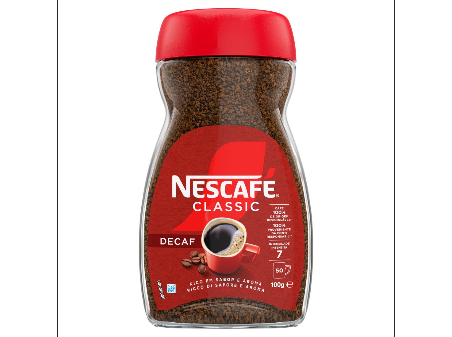 CAF&Eacute; NESCAF&Eacute; SOL&Uacute;VEL SEM CAFEINA 100G