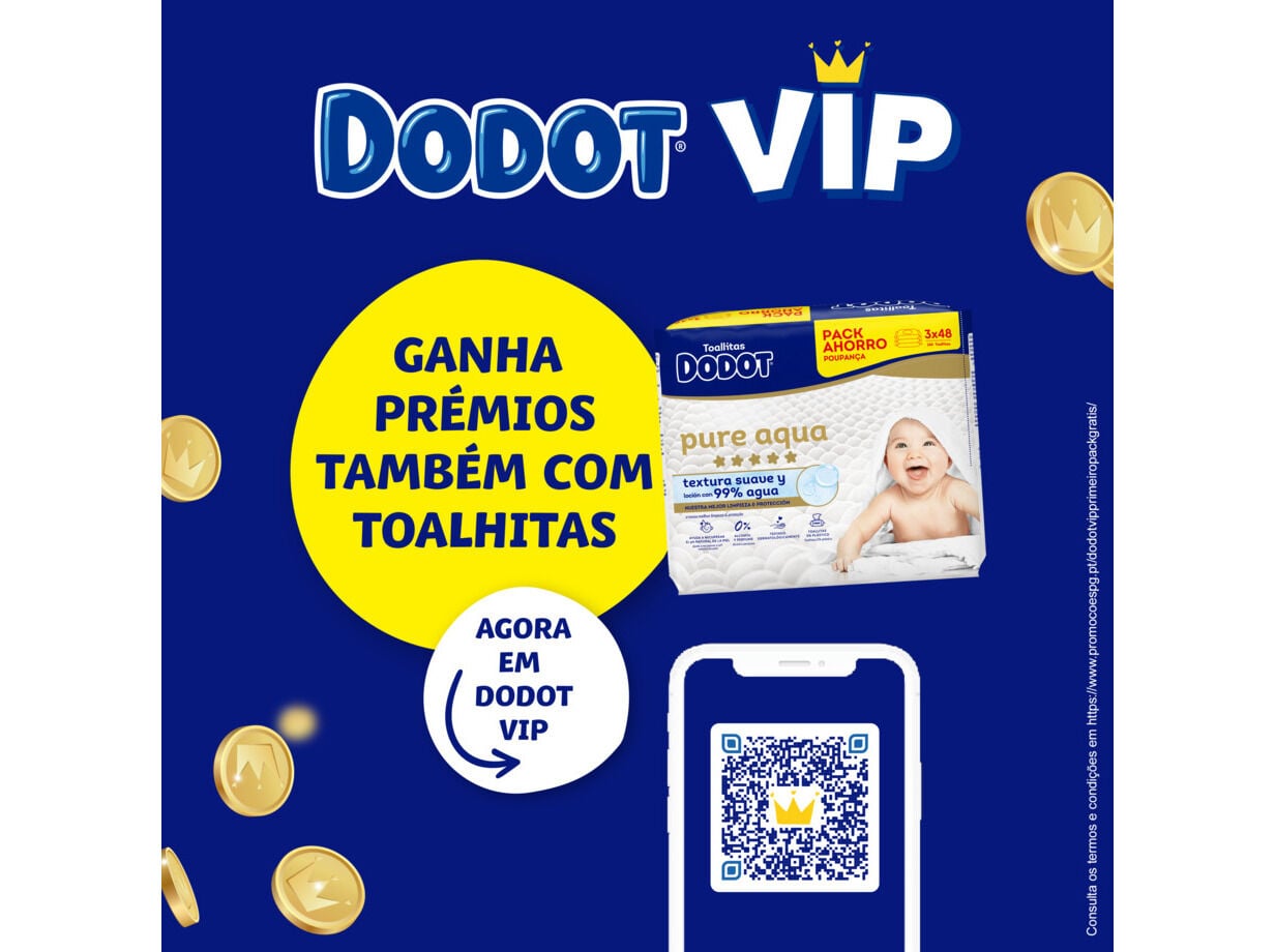 TOALHITAS BEB&Eacute; PURE AQUA DODOT (3X48 UN) 144 UN image number 2
