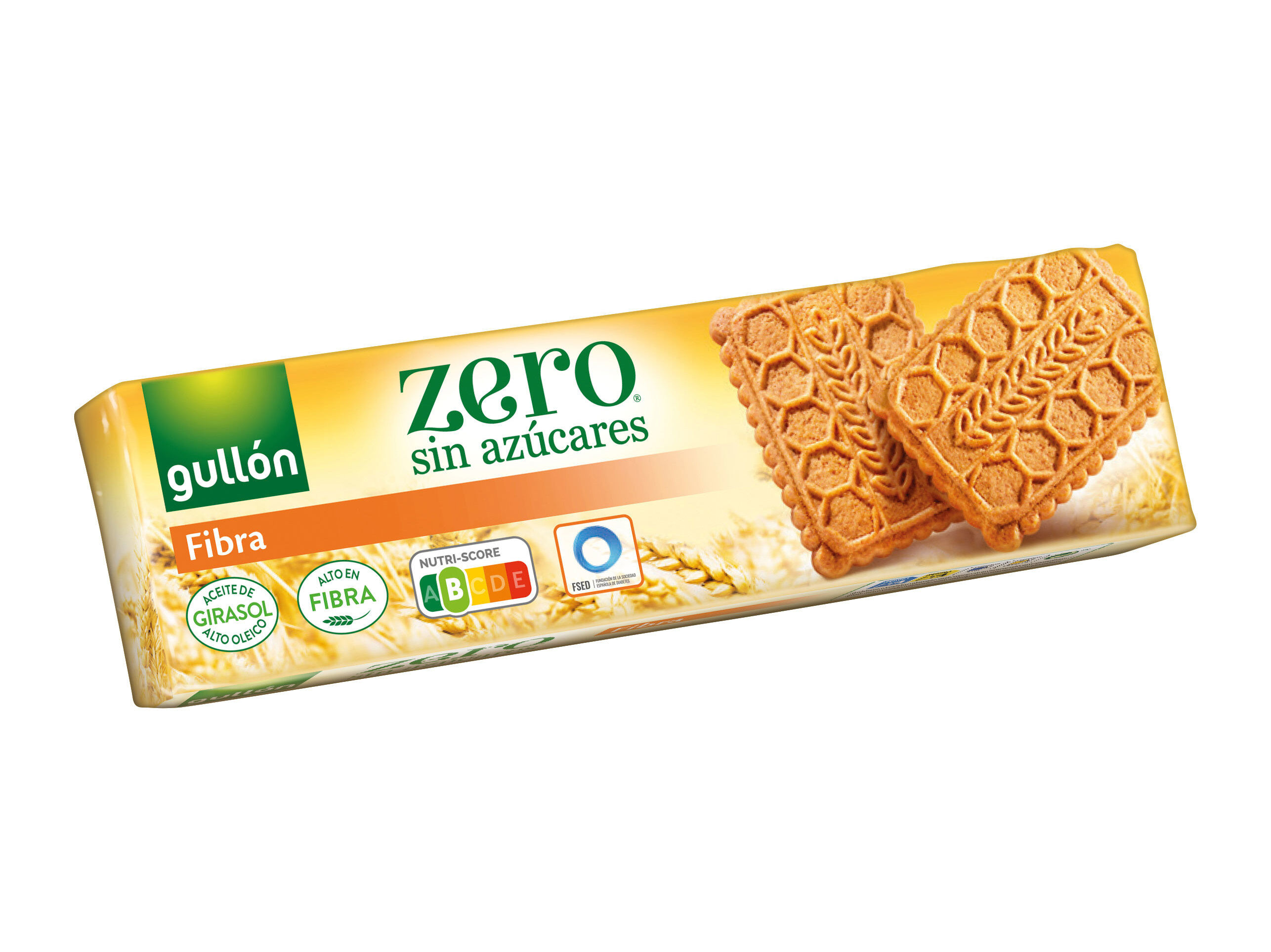 BOLACHA GULLON FIBRA ZERO SEM A&Ccedil;&Uacute;CAR 150G image number 0