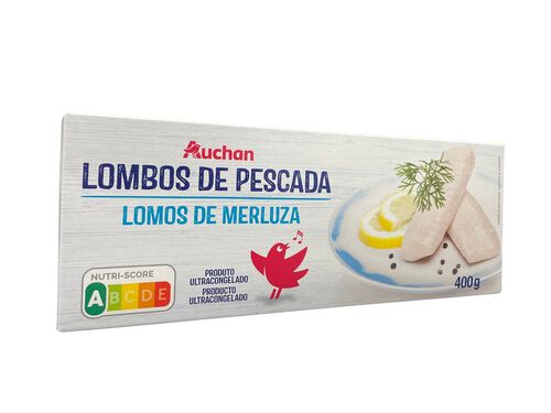 LOMBOS AUCHAN PESCADA 400G image number 0