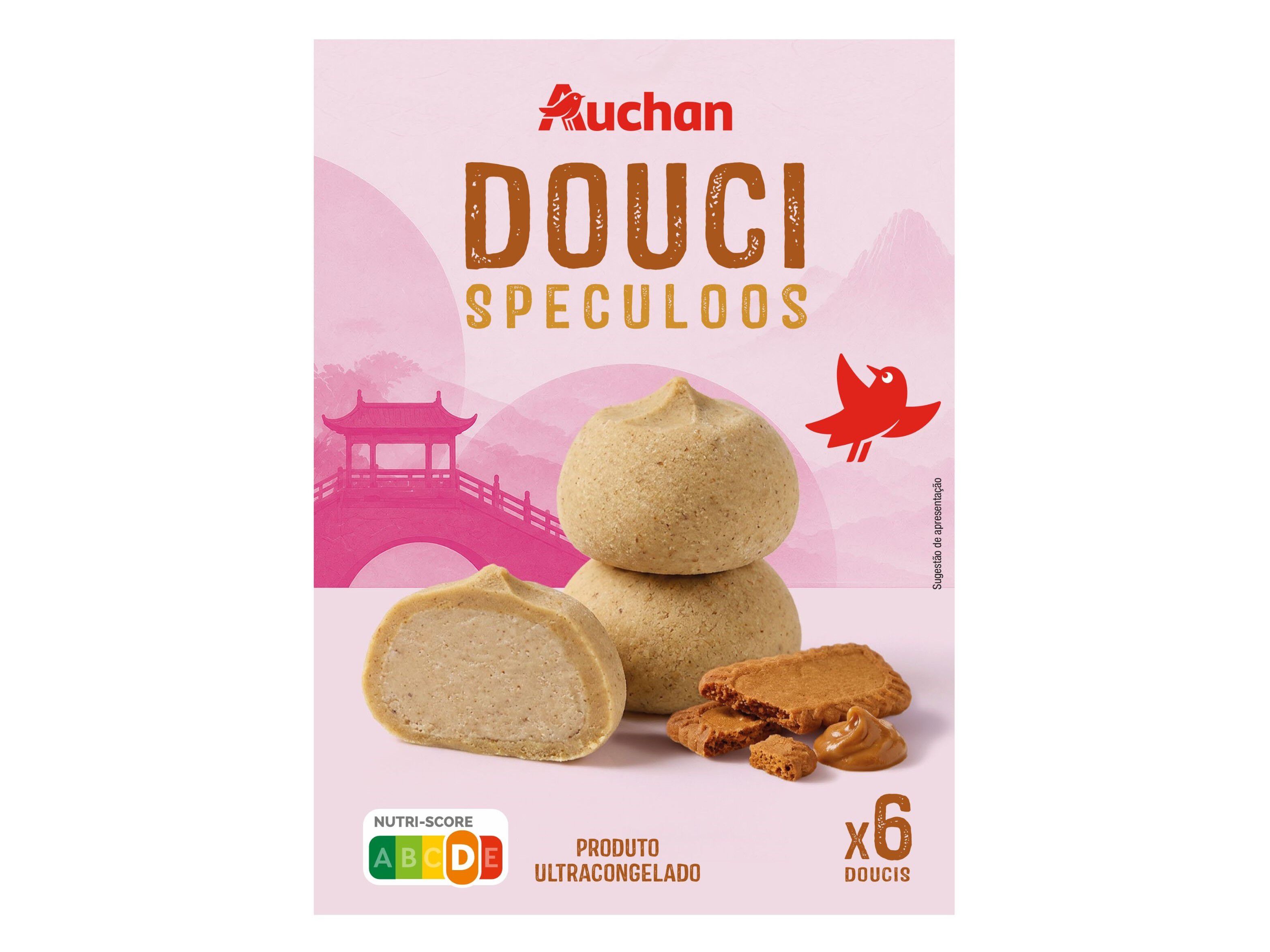 GELADO DOUCI AUCHAN SPECULOOS 6UN 180G image number 0
