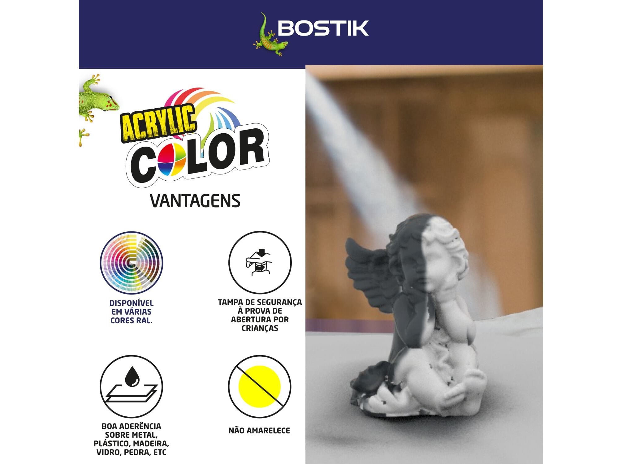 SPRAY ACRYLIC BOSTIK CINZA BASALTO 400ML image number 6