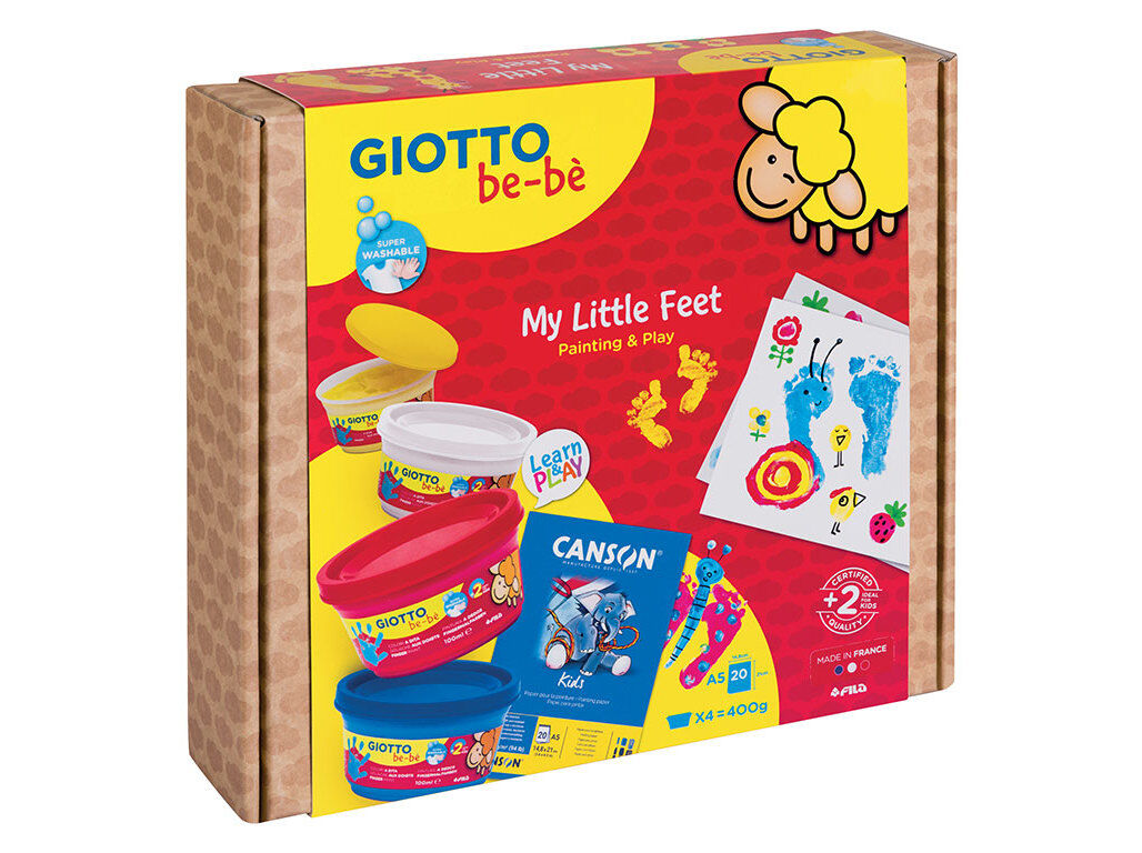 CONJUNTO CRIATIVO GIOTTO BE-B&Eacute; MY LITTLE FEET