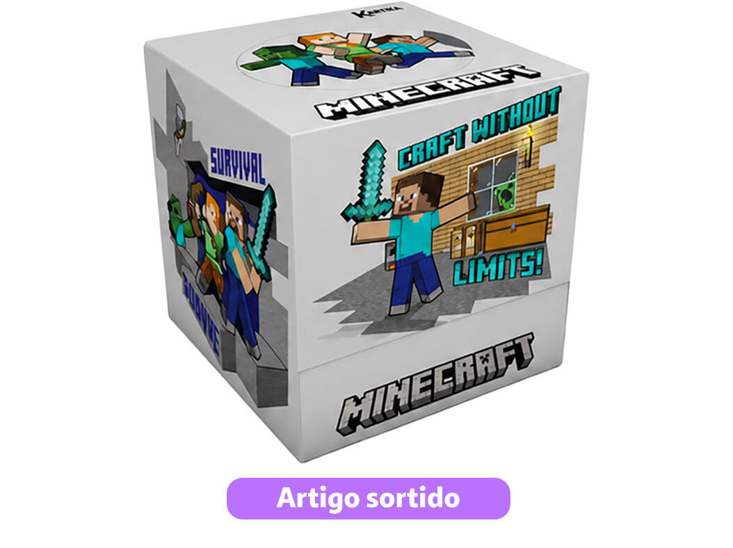 LEN&Ccedil;OS FACIAIS KARTIKA MINECRAFT 56UN image number 1