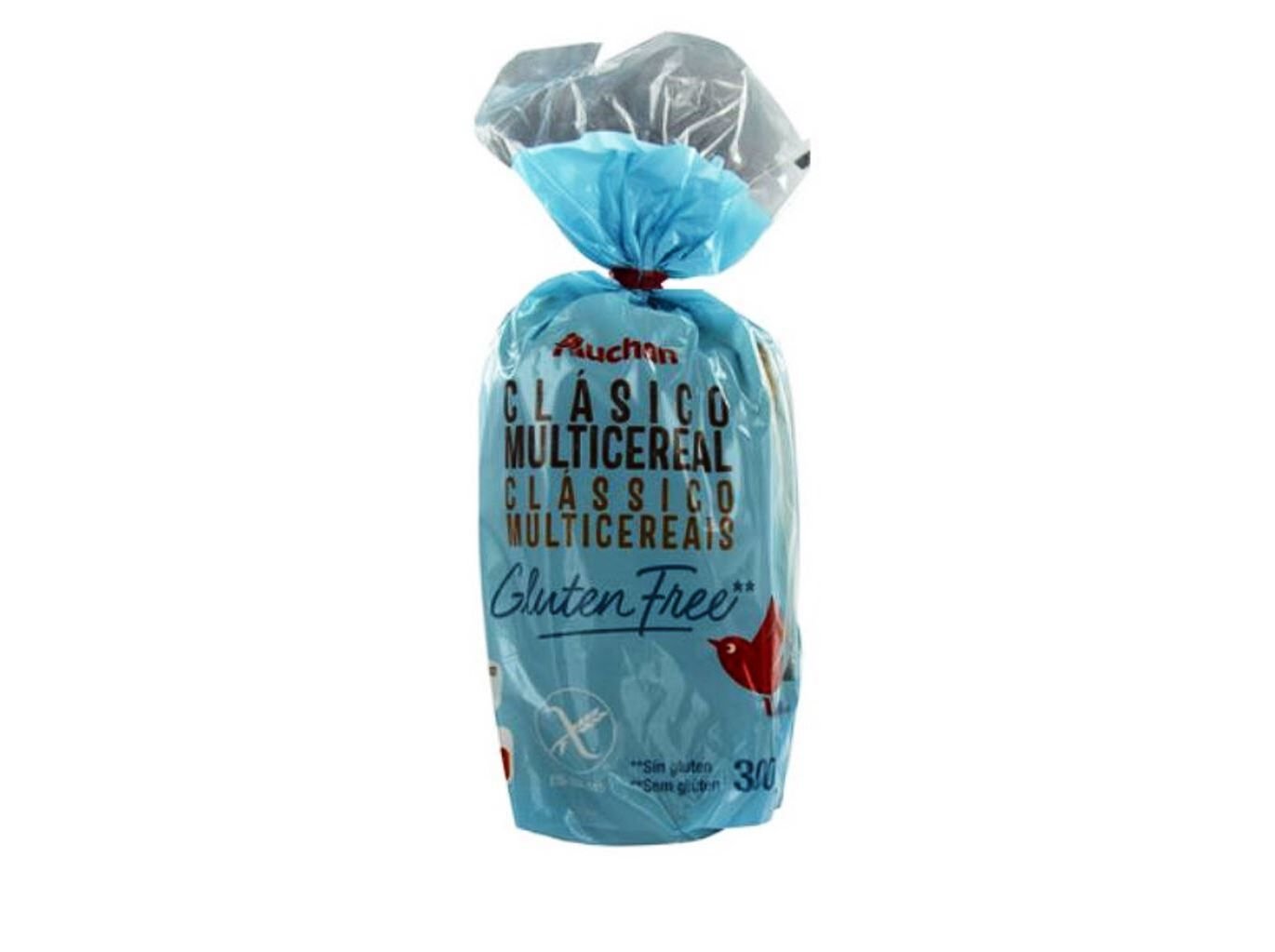 P&Atilde;O AUCHAN FORMA MULTICEREAIS SEM GL&Uacute;TEN 300G image number 0