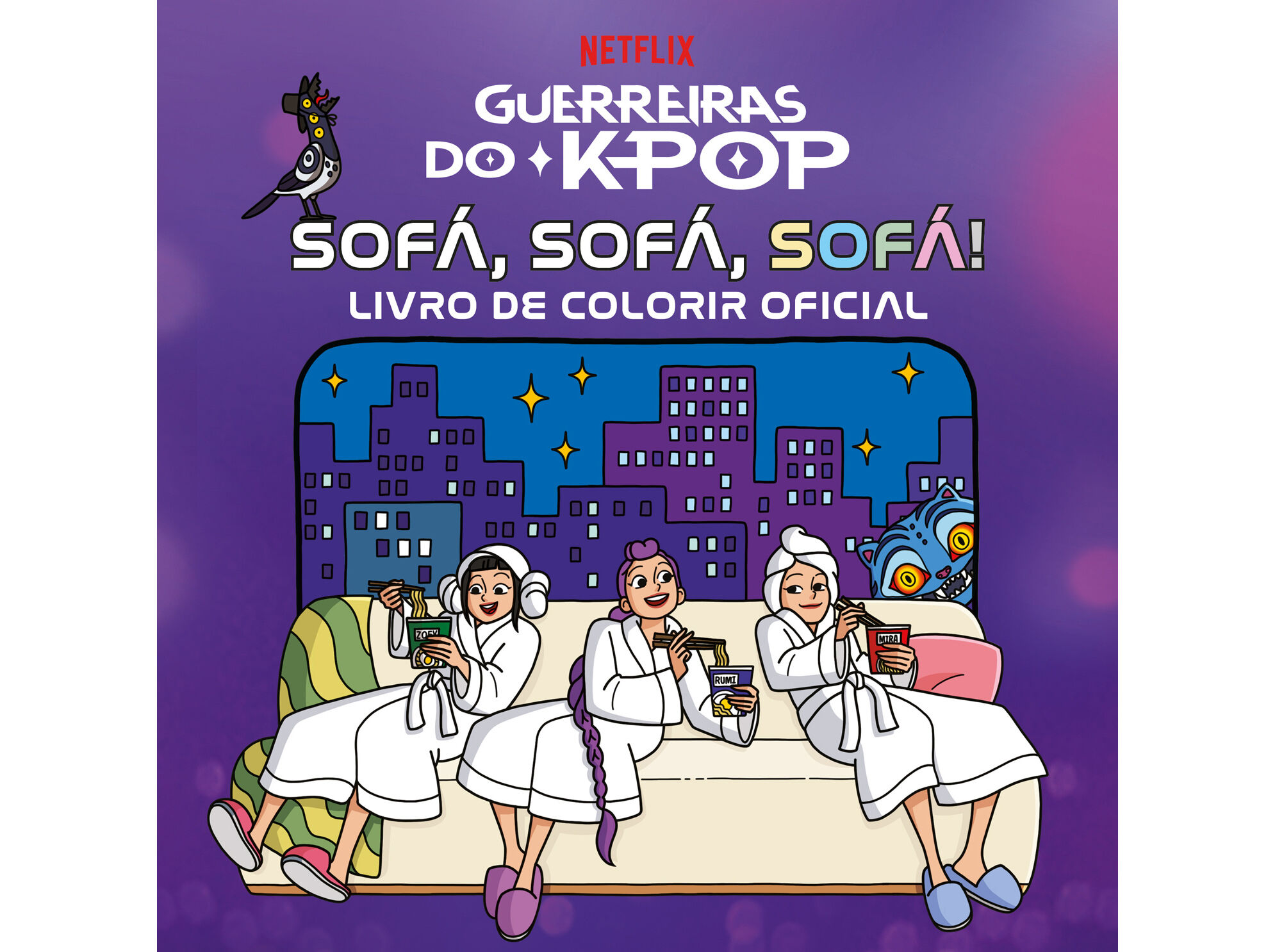 LIVRO GUERREIRAS DO K-POP - SOF&Aacute; SOF&Aacute; SOF&Aacute; - LIVRO DE COLORIR image number 0