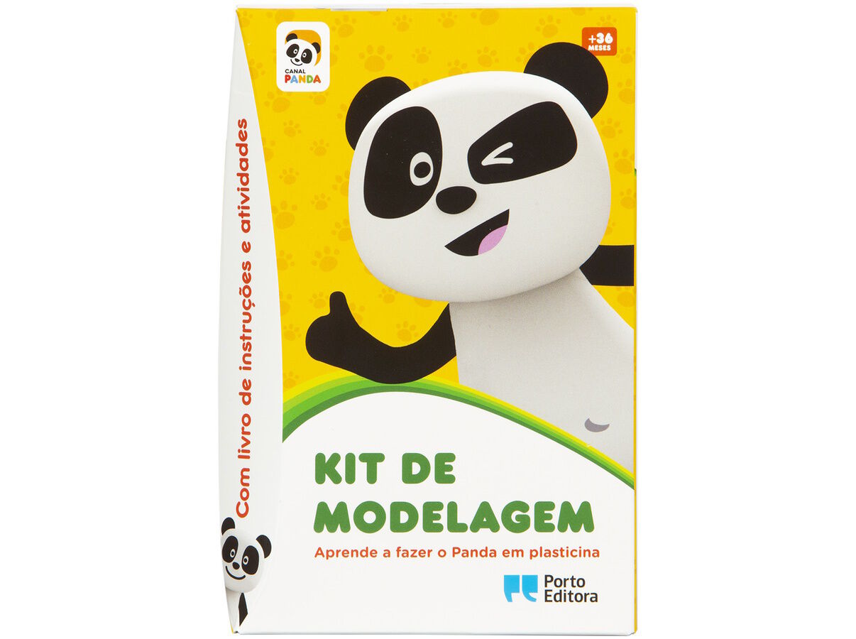 CANAL PANDA - KIT DE MODELAGEM APRENDE A FAZER O PANDA image number 0