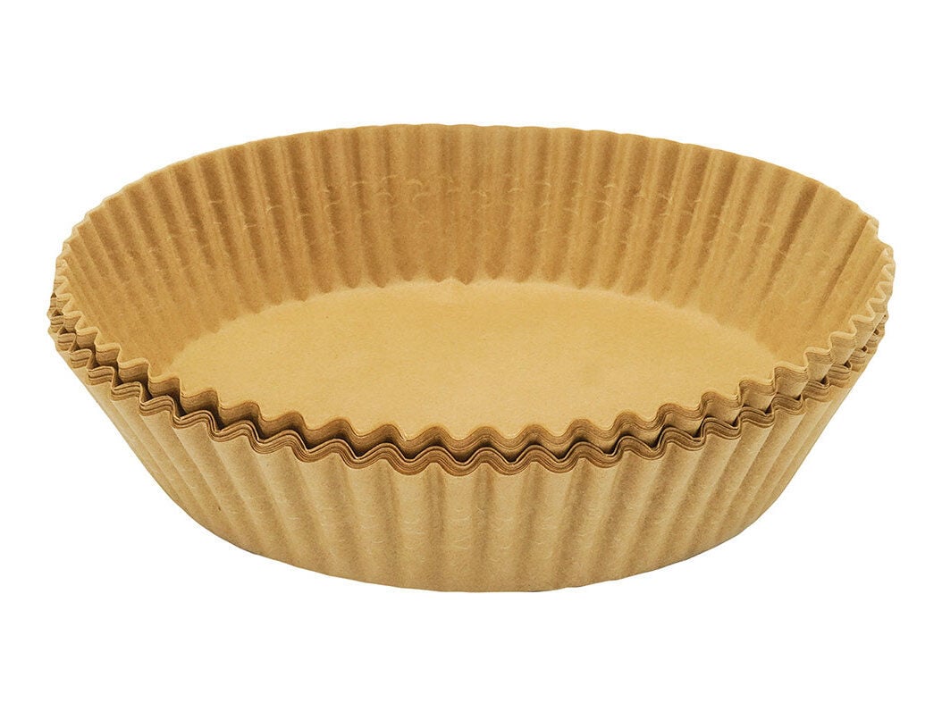 FORMAS DE PAPEL KRAFT ACTUEL PARA AIR FRYER 50 UNIDADES &Oslash;20 CM