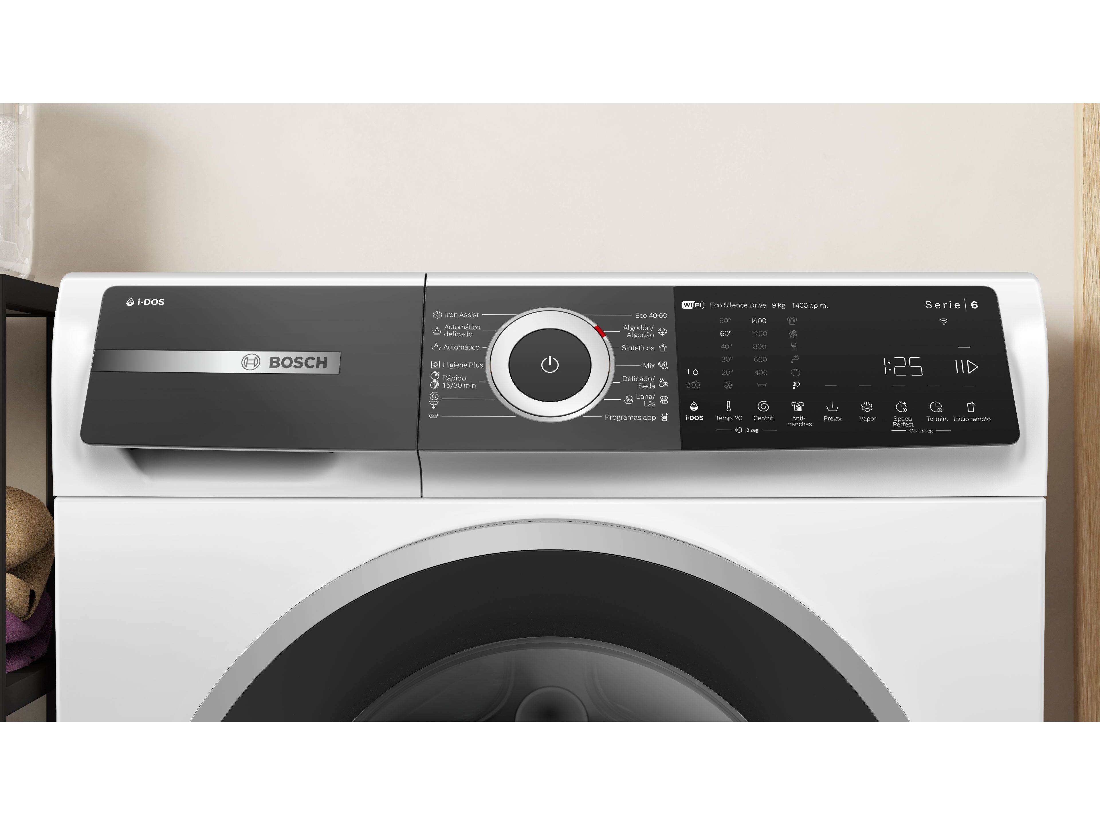 M&Aacute;QUINA DE LAVAR ROUPA BOSCH WGH244A0ES I-DOS BRANCO 9KG A 1400RPM image number 1