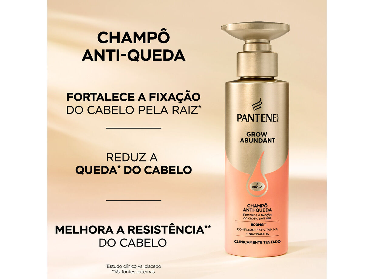 CHAMP&Ocirc; ANTIQUEDA PANTENE GROW ABUNDANT 290ML image number 2