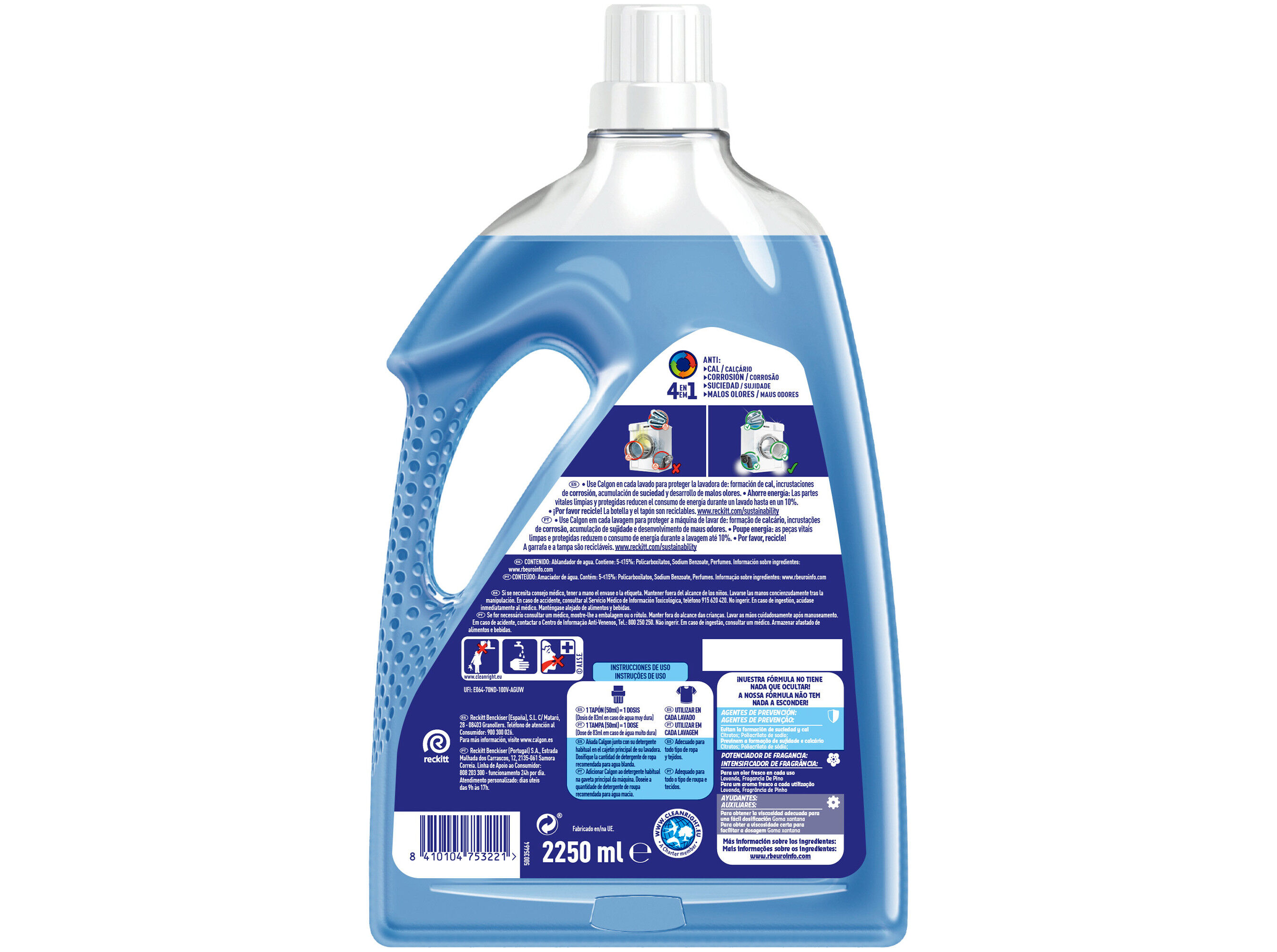GEL ANTI-CALC&Aacute;RIO CALGON HYGIENE 2.25L image number 1