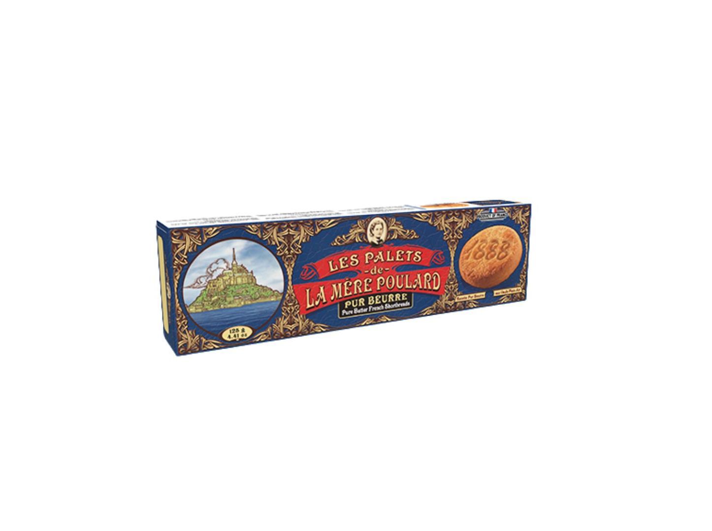 BOLACHA LA M&Egrave;RE POULARD PALETS MANTEIGA 125G image number 0