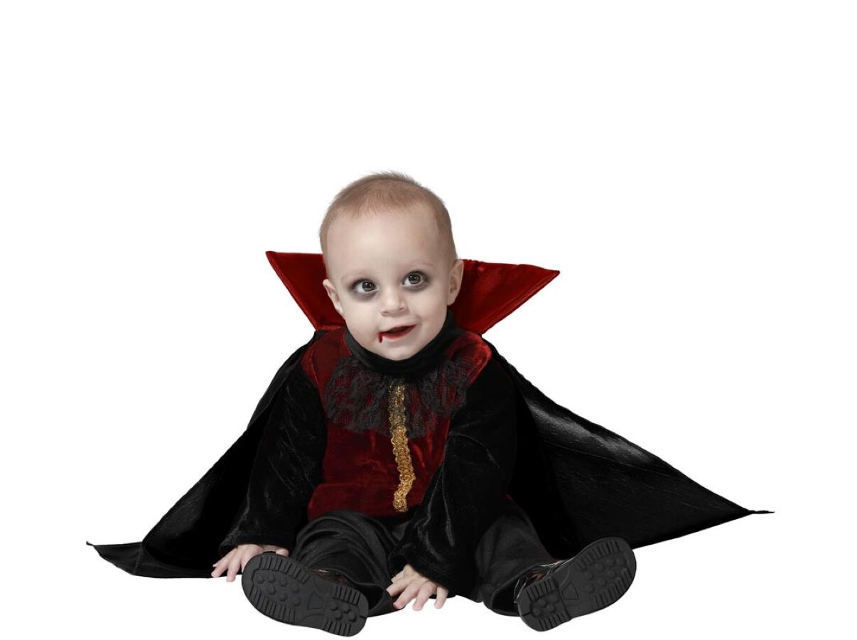 DISFARCE VAMPIRO PRETO FUNMAKERS 6/12 MESES - 74/80CM